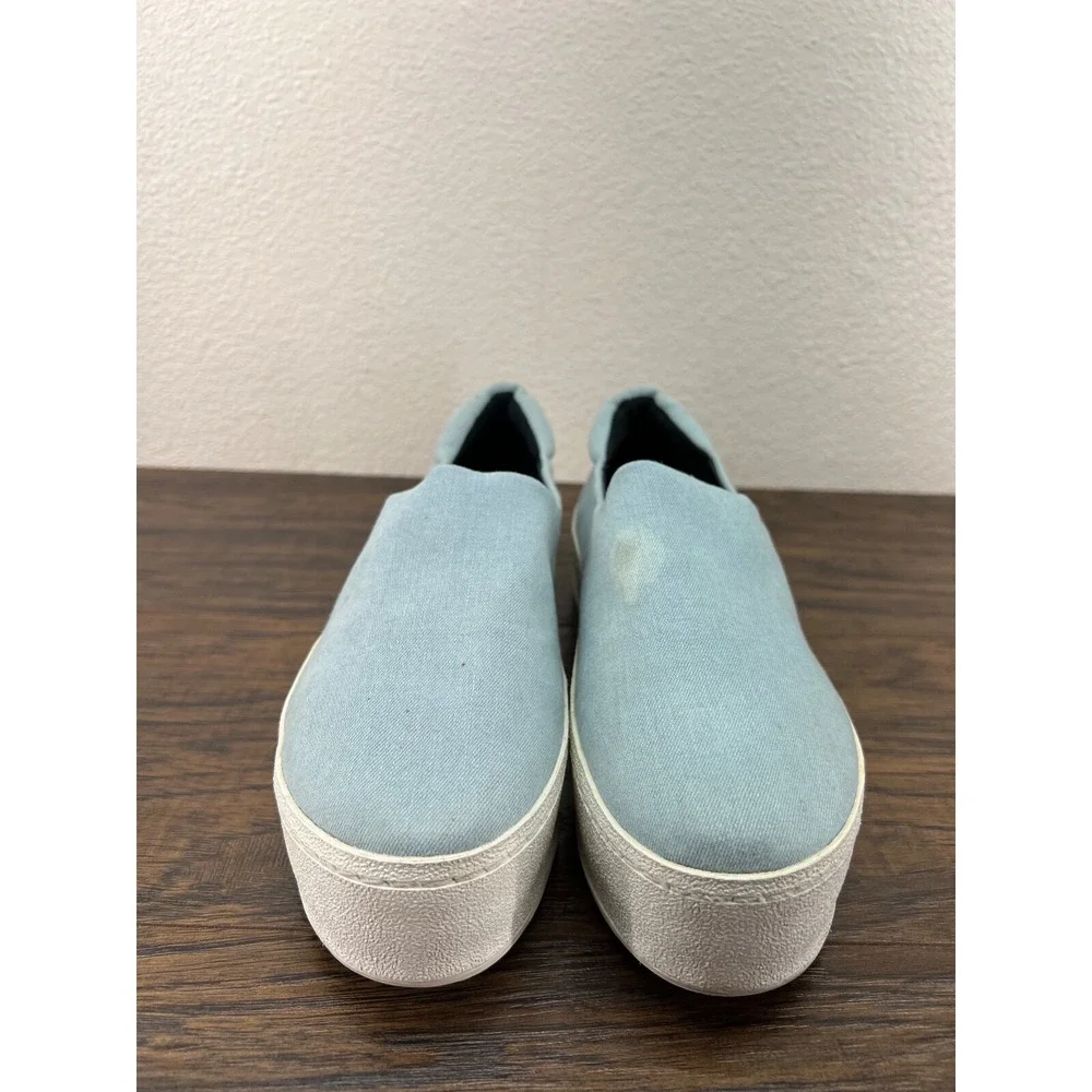 Opening Ceremony Women s 36 US 6 Cici Denim Light Wash Platform Sneakers Flats